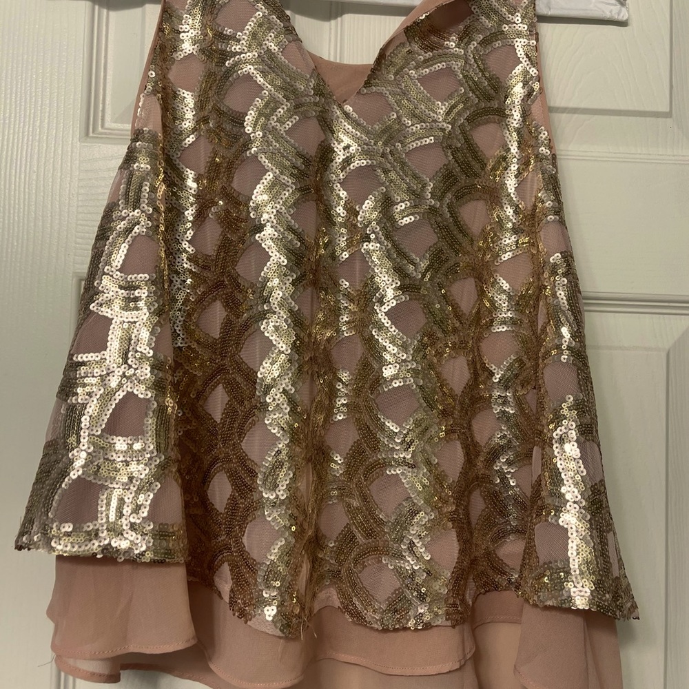 Gorgeous sequined swing blouse Anthropologie